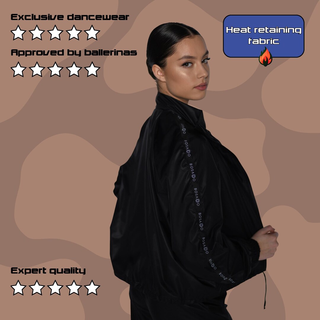 Sports Jacket - Warm-up Jacket - Ballet Jacket - Ballet Warmup - Warm ...