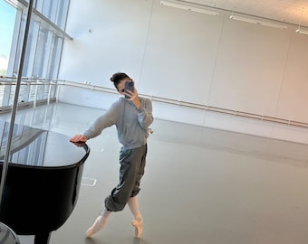 Aesthetic Pilates Pants - Fitness Pants - Ballet Pants - Sports Activewear - Pilates - Ballet Pants - Workout - Warm-Up Pants - Bosaddo