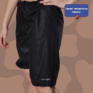 Short long de sport - échauffement - échauffement de danse - short long noir - short de danse classique - tenues de danse - cadeaux de danse classique - tenue de sport - danse - Bosaddo