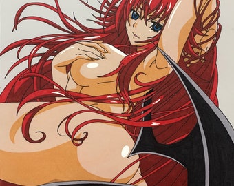 Anime High School DXD Rias Gremory as a PRINT