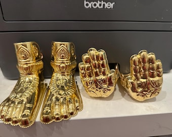 Brass Ammavaru Hands and Legs – Varalaxmi Vratham Pooja Decor, house warming, srinivasa kalyanam