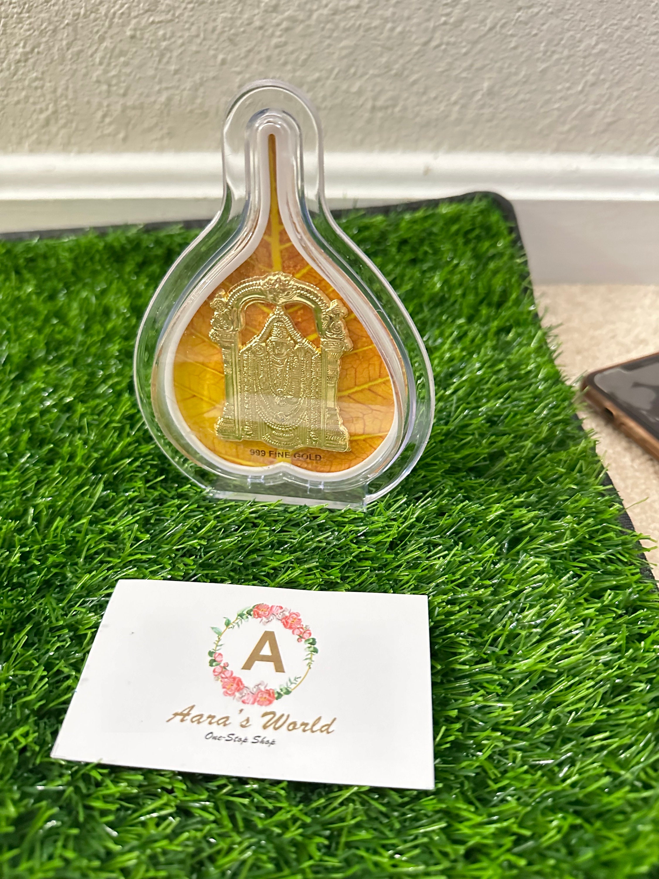 999 Pure Silver Ganesh Photo Frame, Indian God Silver Frame, Ornate