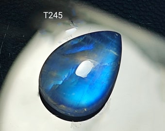 Rare Rainbow Moonstone Cabochon/Pear Shape Moonstone Gemstone/Moonstone/Moonstone For Jewelry Making Supplies/Moonstone Pendant/14X10X5MM