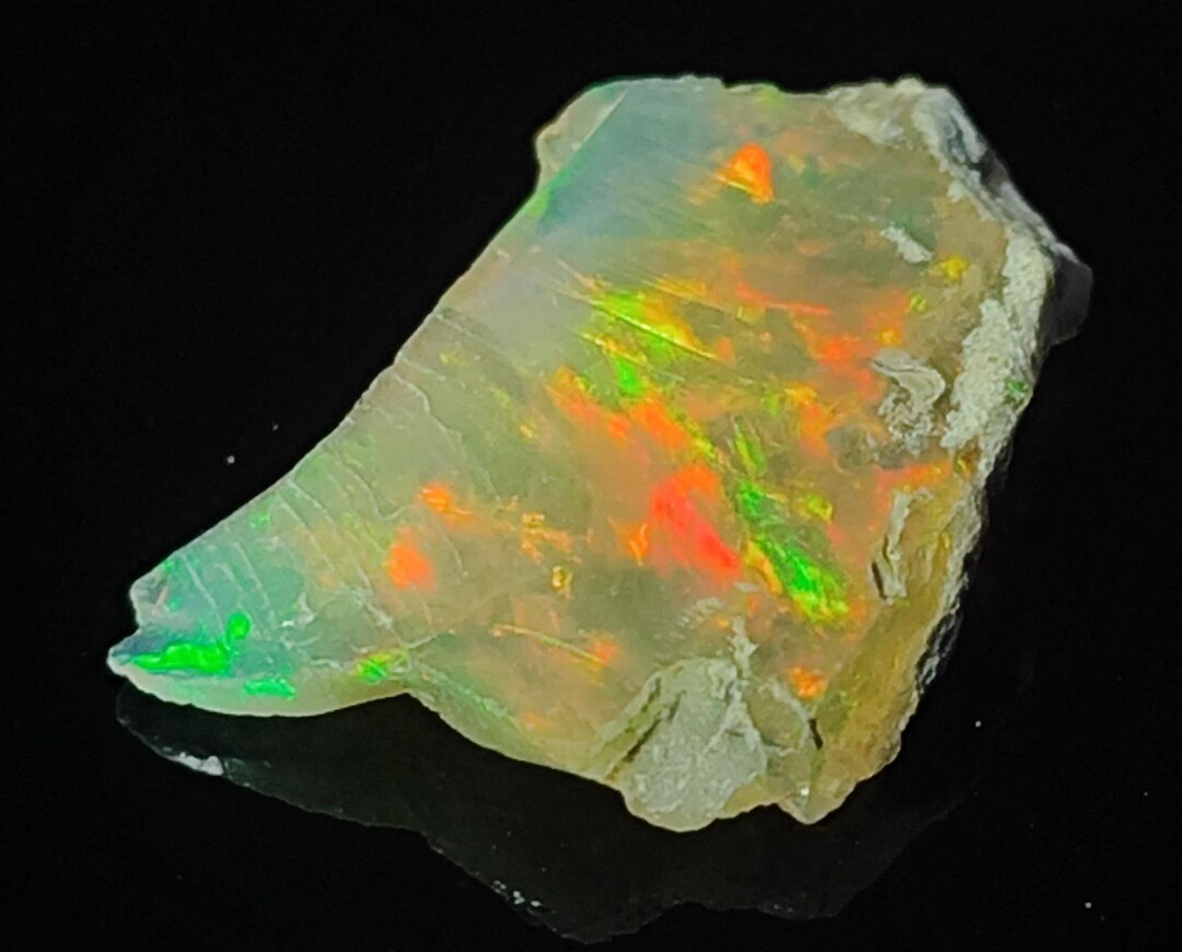 エチオピアンファイヤーオパール 原石 天然エチオピア産ファイヤーオパール原石、オパール原石、ルース