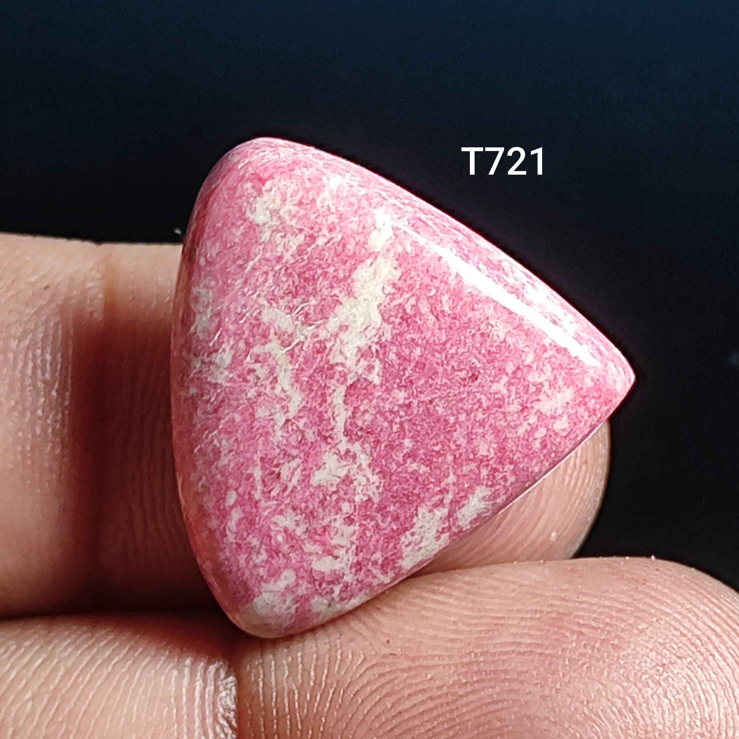 Thulite Gemstone, Top Quality Thulite Cabochon, Semi