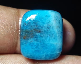 Stunning Apatite Gemstone Cabochon Top Quality 100% Natural Apatite Cabochon Jewelry Making Square Shape CTS,19.25, Size, 19X16X5MM