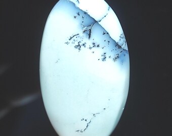 Beautiful Designer Dendrite Opal, Dendrite Opal Gemstone, Dendrite Opal Cabochon, Loose Gemstone, Dendrite Opal, 44.20 CTS, Size 42X24X5MM