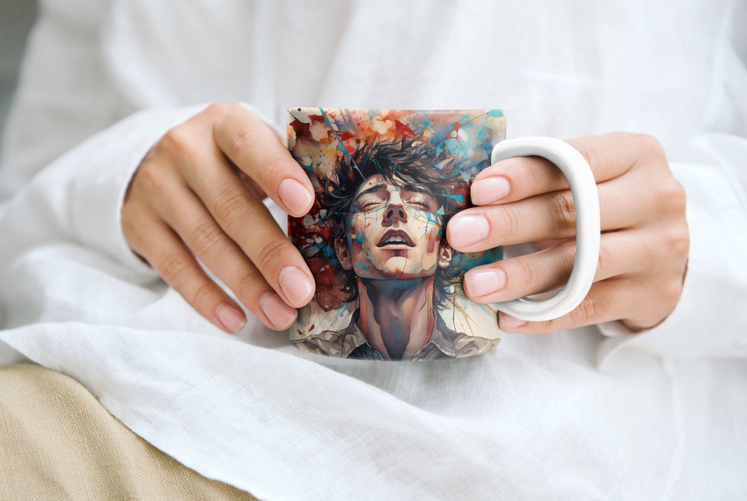 Colourful Mind Exploding Water Colour Style Design, Mug 11oz - Etsy