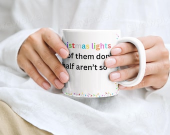 Lustige Mitarbeiter Zitat Weihnachtstasse | Keramik 11oz