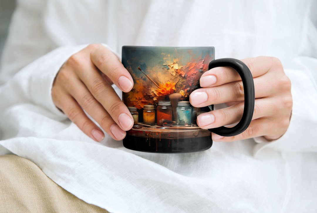 Explosion Mug Artistic Setting, Artist Mind, Colour Explosion, Creative Elements ...