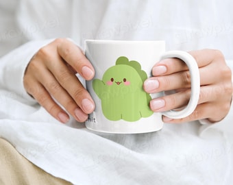 Lustige Dinosaurier Stimmung Zitat Kaffeetasse, 11oz