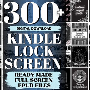 300+ Kindle FULL Screen Lockscreen Screensaver Wallpaper Digitale download Epubfile Boek dierenriem tarotkaart Fullscreen Paperwhite Kerstmis