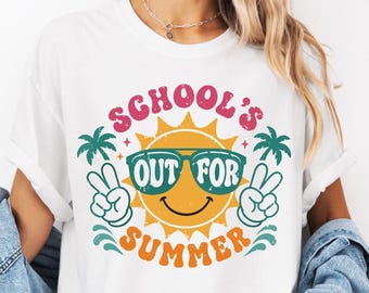Comfort Colors©  School's Out For Summer Shirt: Teacher Summer Tee, Happy Last Day