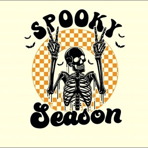 Halloween Spooky Season Png, Pumpkin Png, Halloween Png, Halloween Shirt Sublimation Design, Spooky vibes Png, Retro Halloween Png