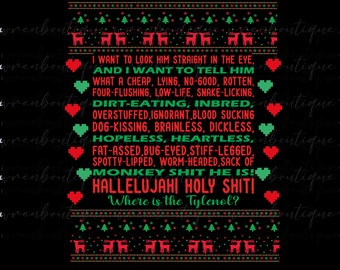 Christmas Vacation Rant SVG PNG, Griswold Family (Digital Download)