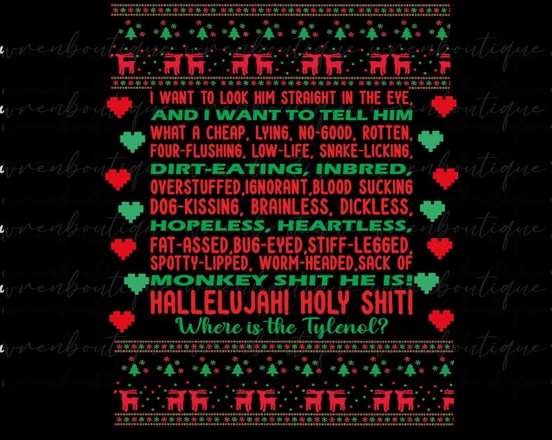 Christmas Vacation Rant SVG PNG, Griswold Family (digital Download) - Etsy