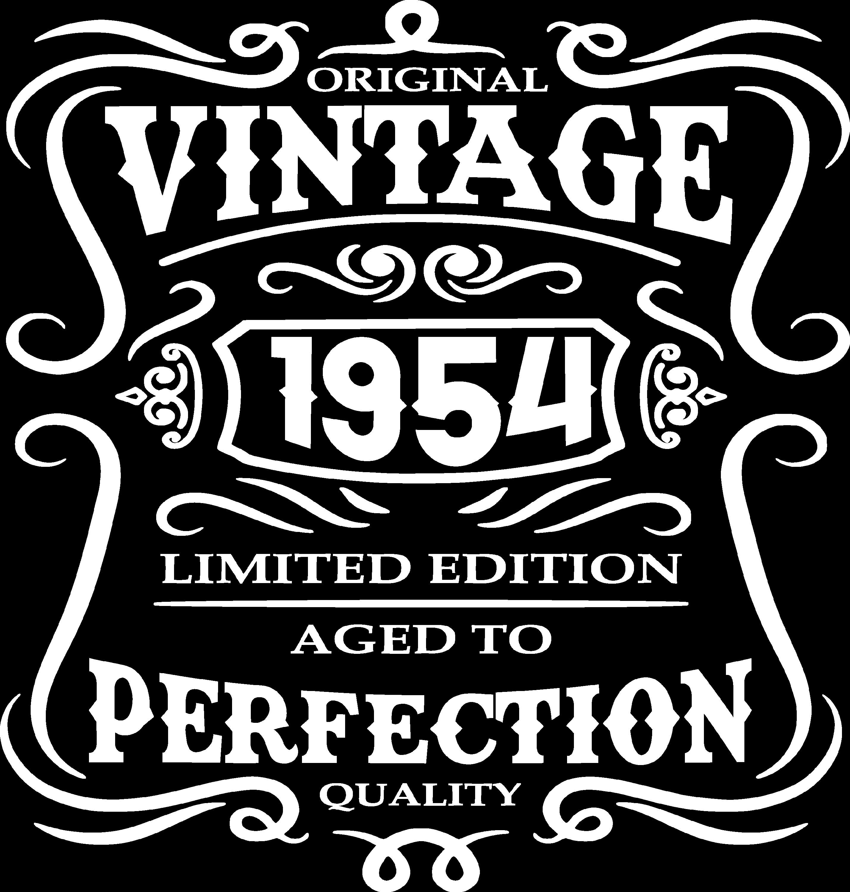 70th Birthday 1954 Vintage Limited Edition SVG PNG (digital