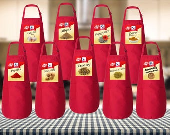Halloween Costume Spice Girl Apron: Group Halloween Thanksgiving, Pumpkin Seasonsing Apron