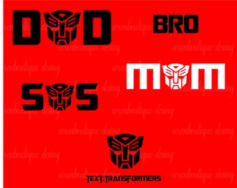 Transformer Birthday SVG: Autobot Logo Shirt (Digital Download)