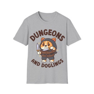 Dungeon and Doglings - DND Rogue Class / Dungeons and Dragons Shirt