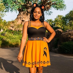 lion king theme birthday dress for Women Can Dress-Up Games Finally Color:Ultramarine size:XS-XL Bring a touch of