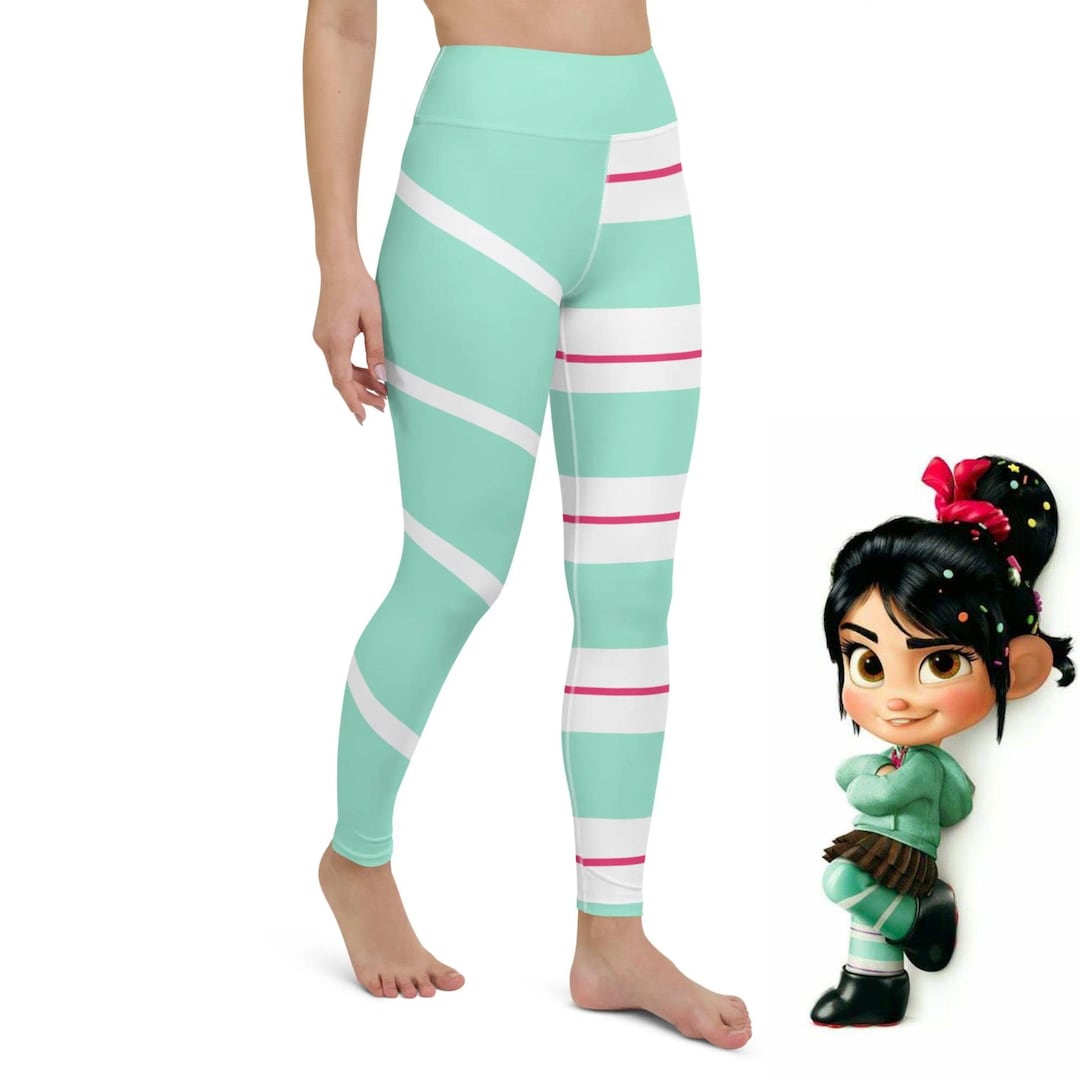 Vanellope Disney Leggings Wreck It Ralph Costume Women Pants Candy Girl  Australia