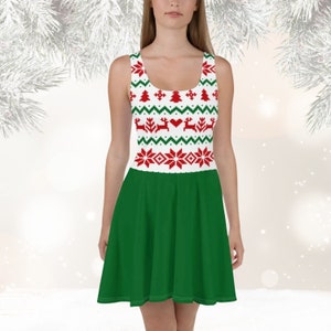 ugly green dress The Stepsister 2025 Elvira Women Cosplay Costume Outf – TrendsinCosplay Hand wash Refrigerate Women's Ugly Christmas Sweater Long