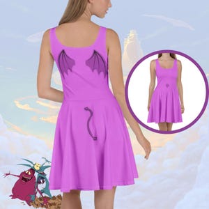 Pain dress Disney pain and panic Hercules womens costume run Disney Villain Halloween Hades cosplay