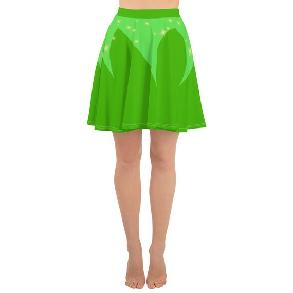 Womens Disney Tinkerbell Fairy Skirt Costume Adult Running