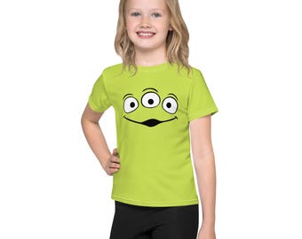 Camiseta infantil de Toy Story Pizza Planet Alien, disfraz de cosplay de Disney, camiseta para niño, hombrecitos verdes