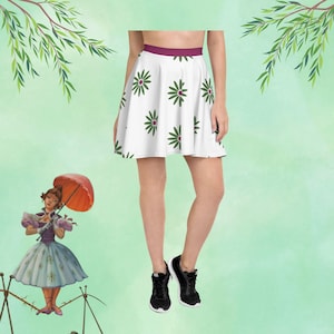 Falda de equilibrista de la Mansión Embrujada para mujer, disfraz de cosplay de Disney para Halloween, falda de bailarina para correr