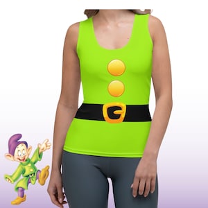 Womens Disney Dopey tank top shirt Running costume outfit Dopey Challenge shirt Marathon Seven Dwarfs heigh ho