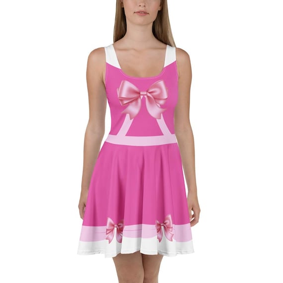 strapless open back dress Iris Appliqué Mini Dress - White
