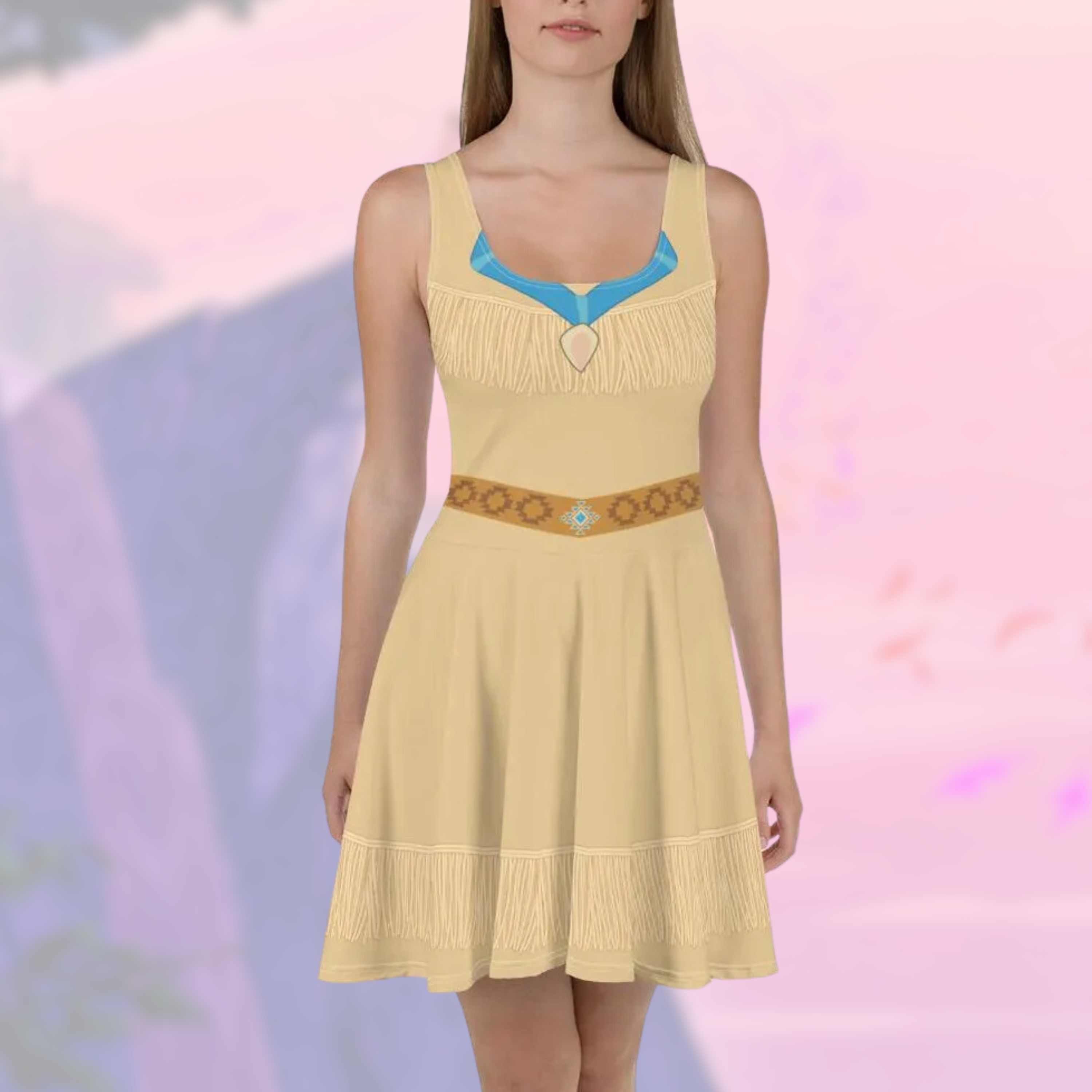 Pocahontas dress Etsy Nederland
