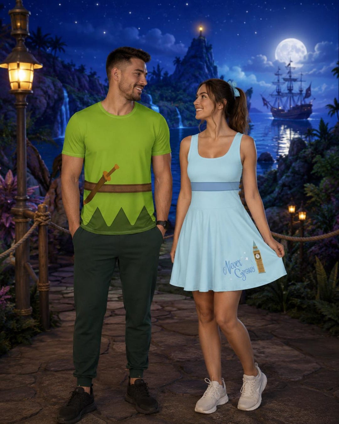 Wendy Disney Dress Womens Peter Pan Costume Run Disney Bounding
