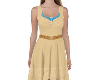Pocahontas Dress Womens Disney Princess Costume Run Disney Cosplay