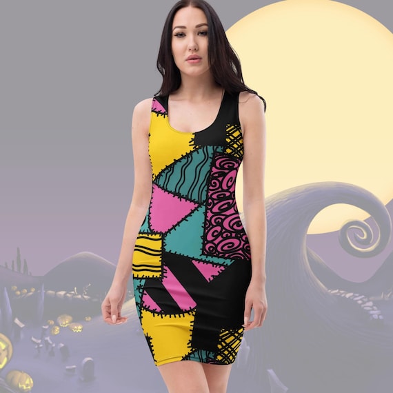the nightmare before christmas sally patchwork jagged dress Sally Nightmare Before Christmas Dress In Women's Dresses for sale
