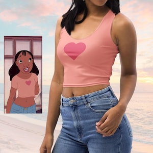 Nani Lilo and Stitch shirt Crop Top womens Disney cosplay Lilos sister