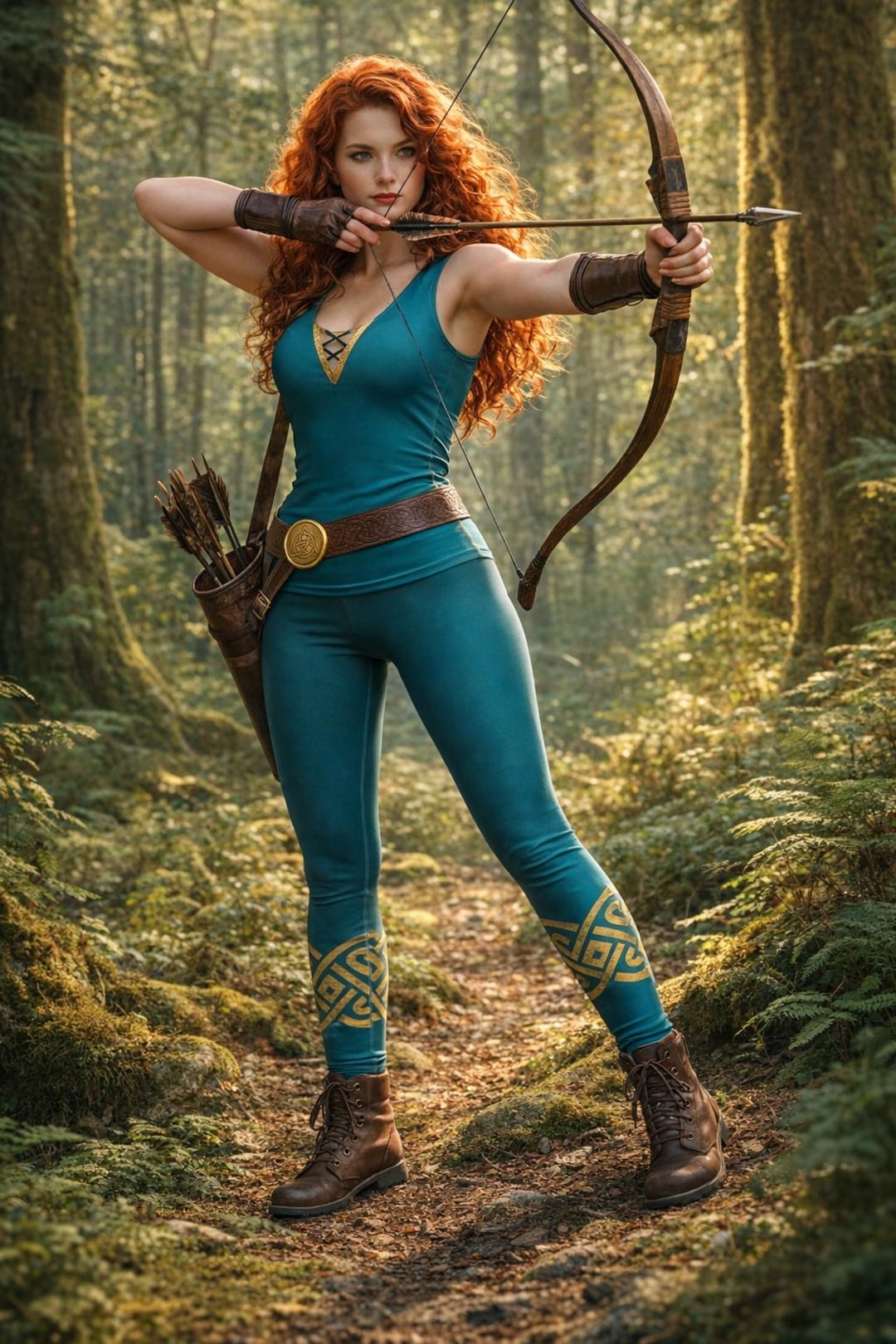 Merida Brave Tank Top Womens Disney Princess Shirt Run Disney Outfit ...