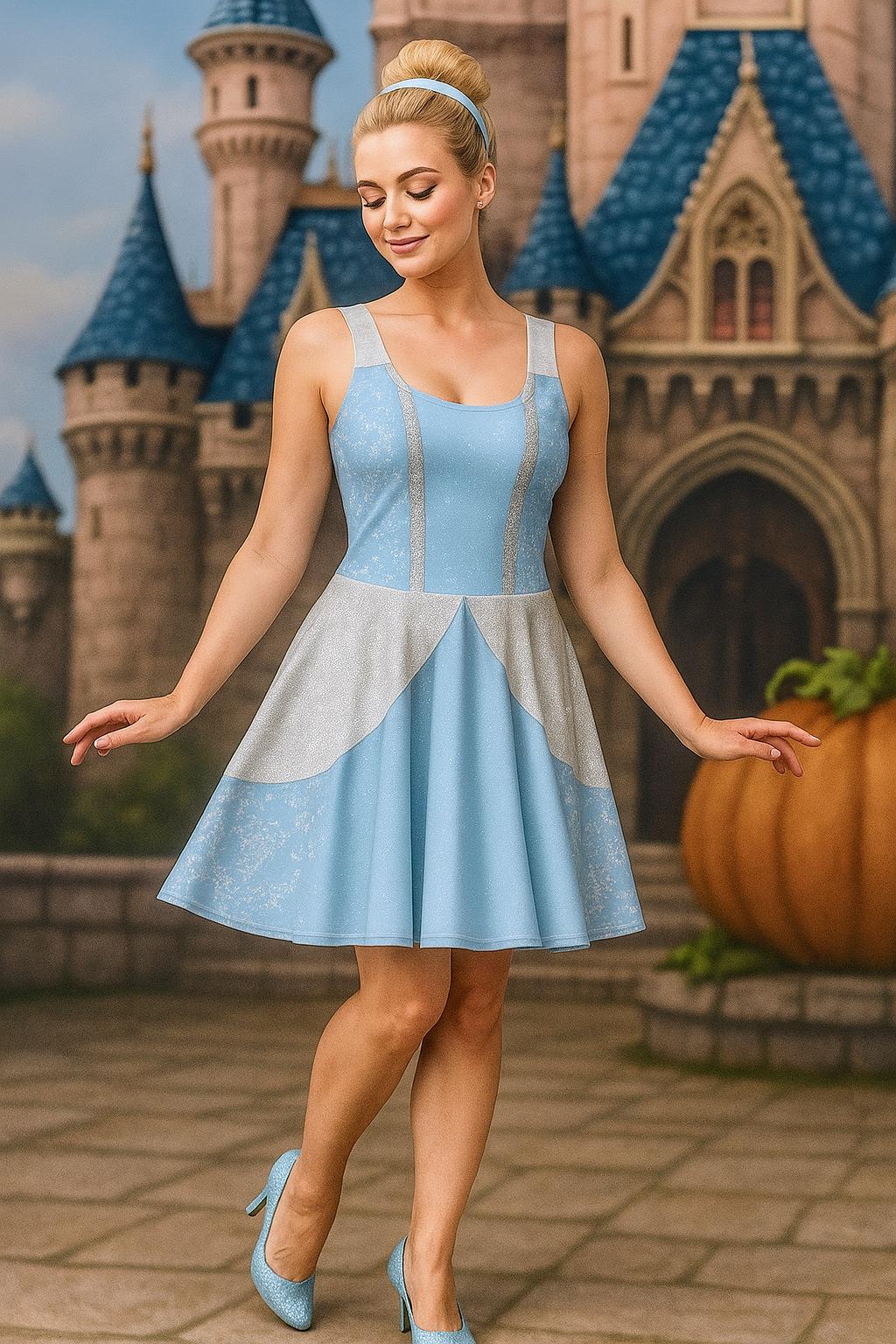 chinese dress ladies Girl Cinderella Ball Gown Party Dress ELLY – ieie main image 0
