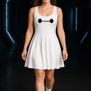 Big Hero 6 Baymax dress Womens Disney Dress Disney bounding costume running dress