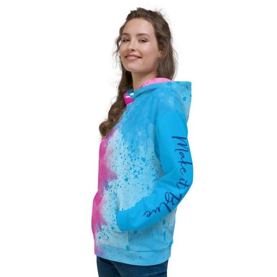Make It Pink Make It Blue Disney Hoodie Adult Sweater Sleeping