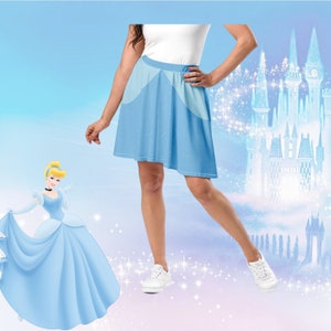 Cinderella Skirt Womens Disney Princess running skirt costume Disney run cosplay