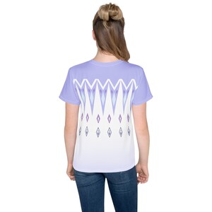 Elsa Youth t-shirt girls Disney princess cosplay shirt kids Disney bounding Frozen