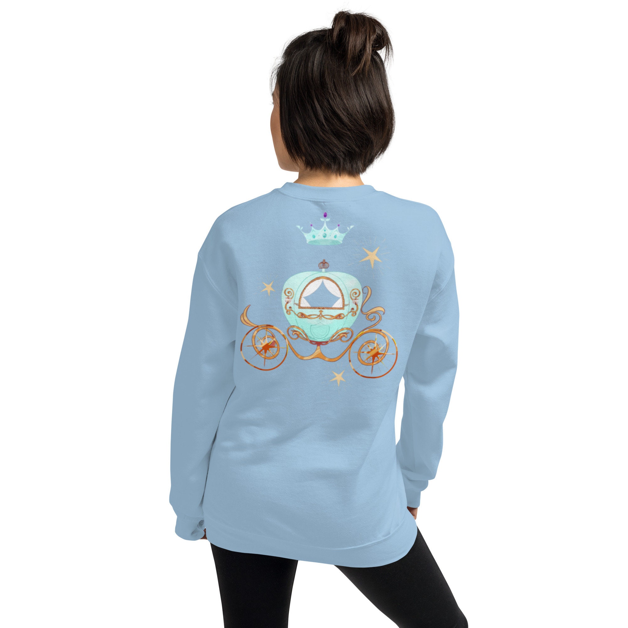 Meisjes Sweatshirt Cinco Diamantes IJsprinses Sweatshirt Voor Meisjes – Met LED-Lichtjes In De Kroon Prinsessen Kleding