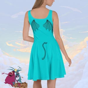Panic dress Disney pain and panic Hercules womens costume run Disney Villain Halloween Hades cosplay