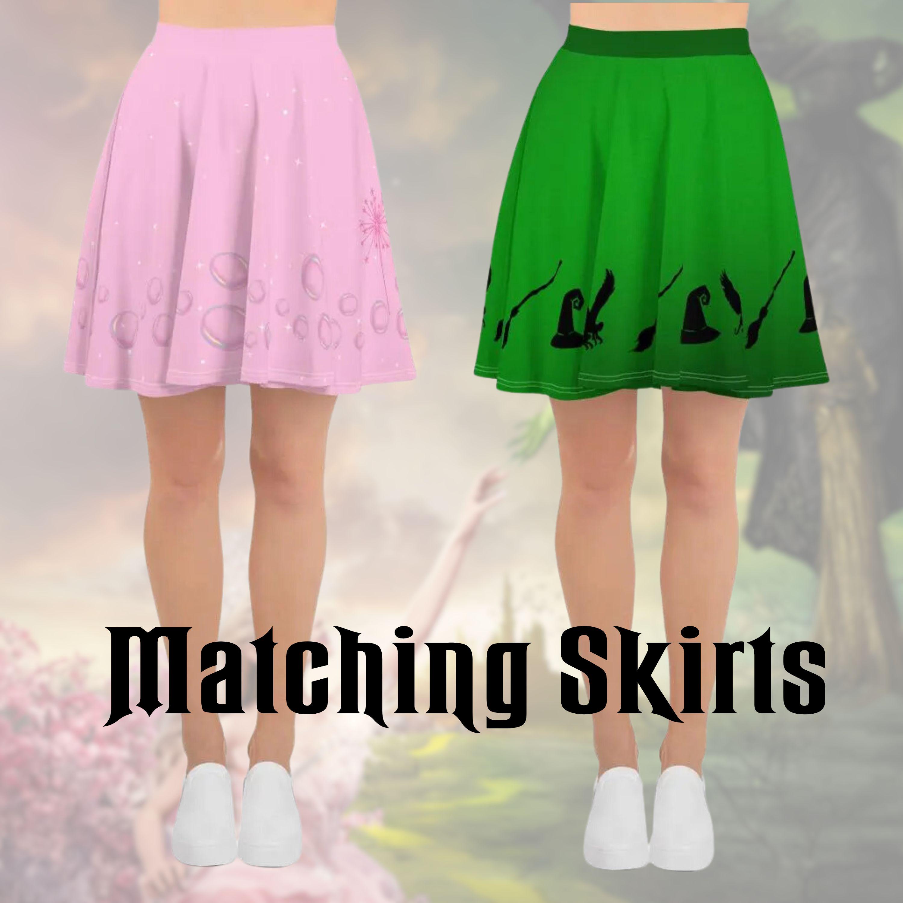 【SHALOM】24FW PINK WORLD SKIRT Wicked Skirt Glinda Good Witch Pink Skirt Women Wicked 2024