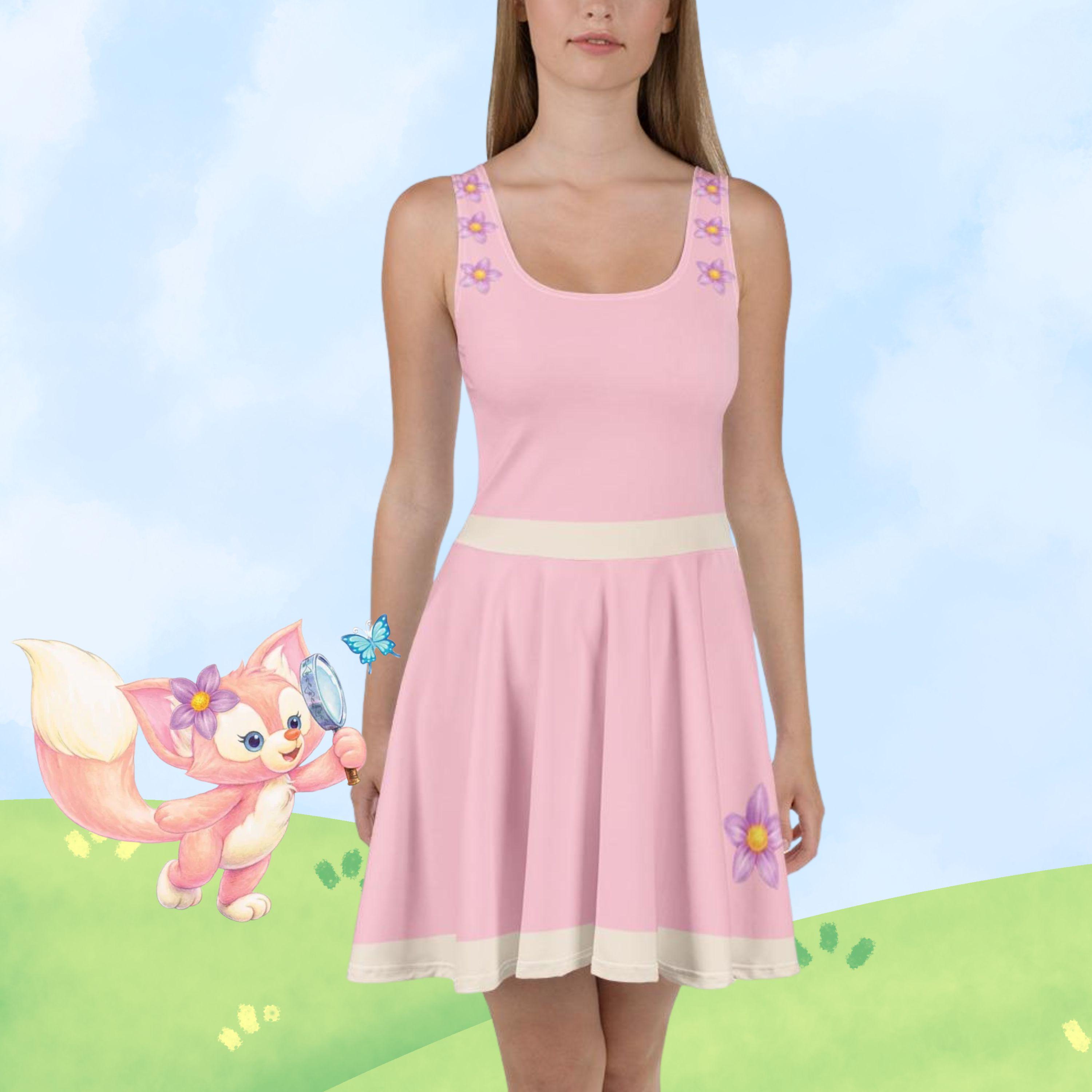 Duffy Linabell Fox Dress Disney Duffy and Friends Pink Fox Run