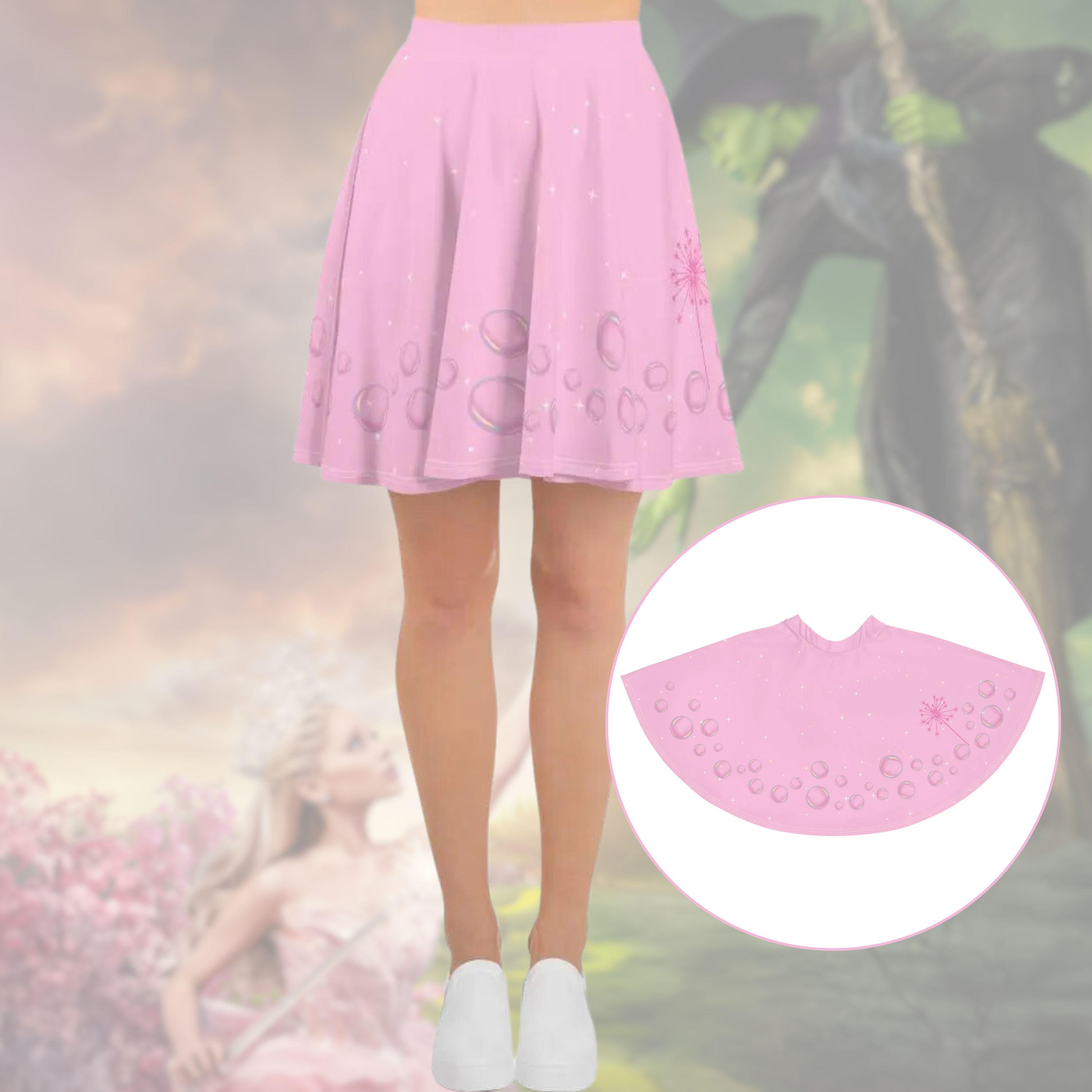 【SHALOM】24FW PINK WORLD SKIRT Wicked Skirt Glinda Good Witch Pink Skirt Women Wicked 2024
