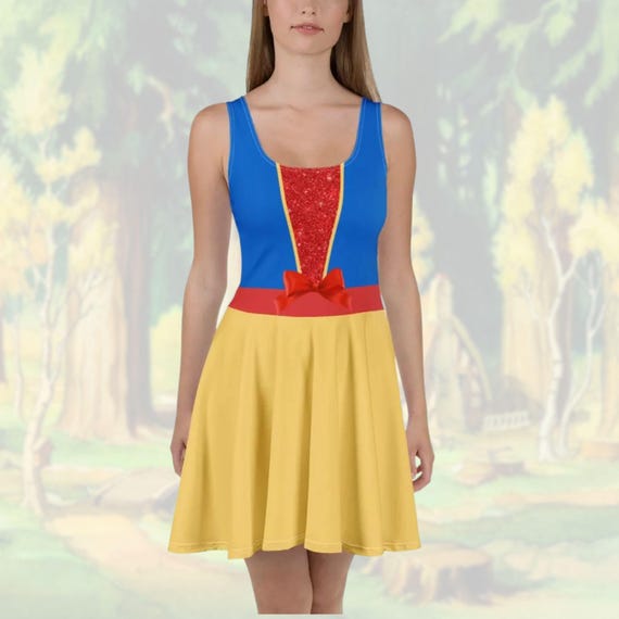 Snow White Womens Dress Disney Princess Costume Disney Bounding Running  Dress Cosplay Halloween - Etsy Hong Kong